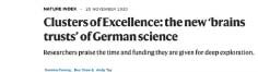Clusters of Excellence: the new ‘brains trusts’ of German science