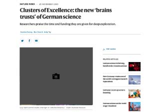 Clusters of Excellence: the new ‘brains trusts’ of German science