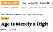 Age Is Merely a Digit