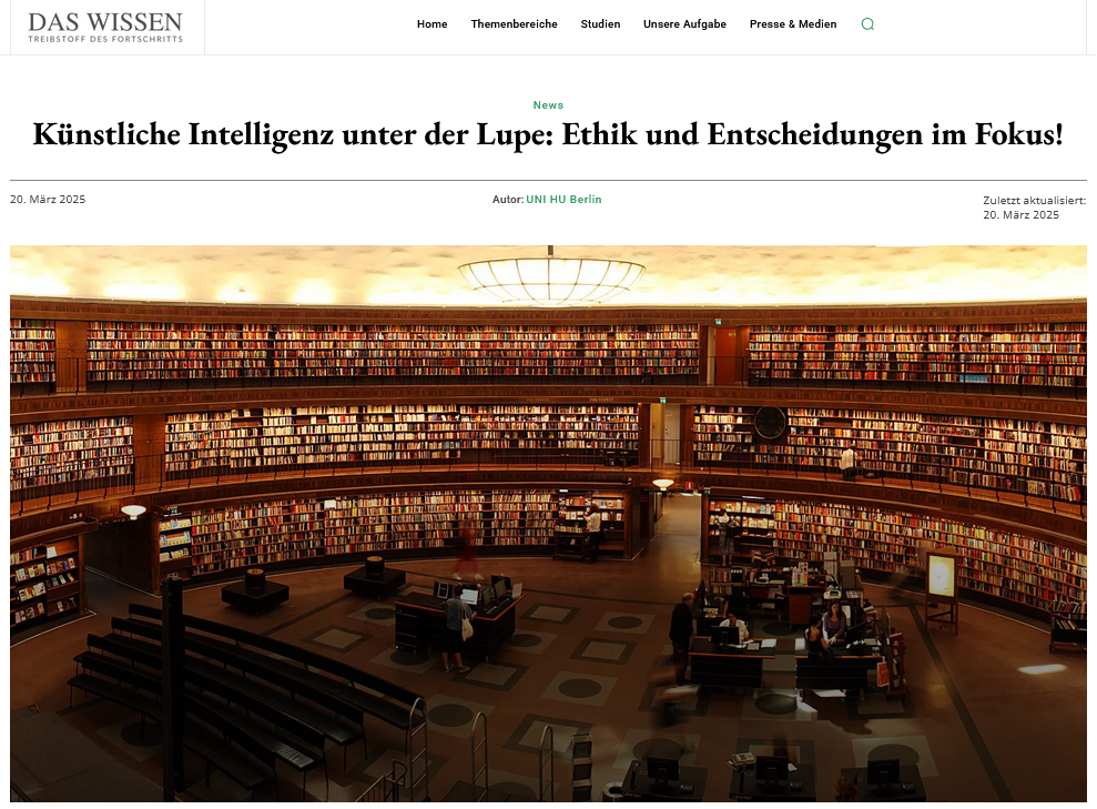 Künstliche Intelligenz unter der Lupe: Ethik und Entscheidungen im Fokus!