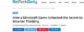 How a Minecraft Game Unlocked the Secret to Smarter Thinking