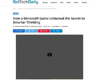 How a Minecraft Game Unlocked the Secret to Smarter Thinking