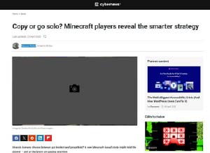 Copy or go solo? Minecraft players reveal the smarter strategy