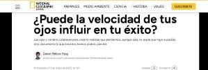 ¿Puede la velocidad de tus ojos influir en tu éxito?