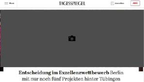 Entscheidung im Exzellenzwettbewerb: Berlin mit nur noch fünf Projekten hinter Tübingen