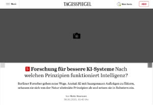 Forschung für bessere KI-Systeme: Nach welchen Prinzipien funktioniert Intelligenz?
