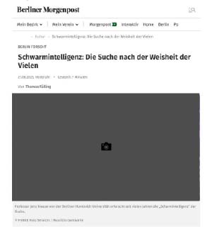 Schwarmintelligenz: Die Suche nach der Weisheit der Vielen