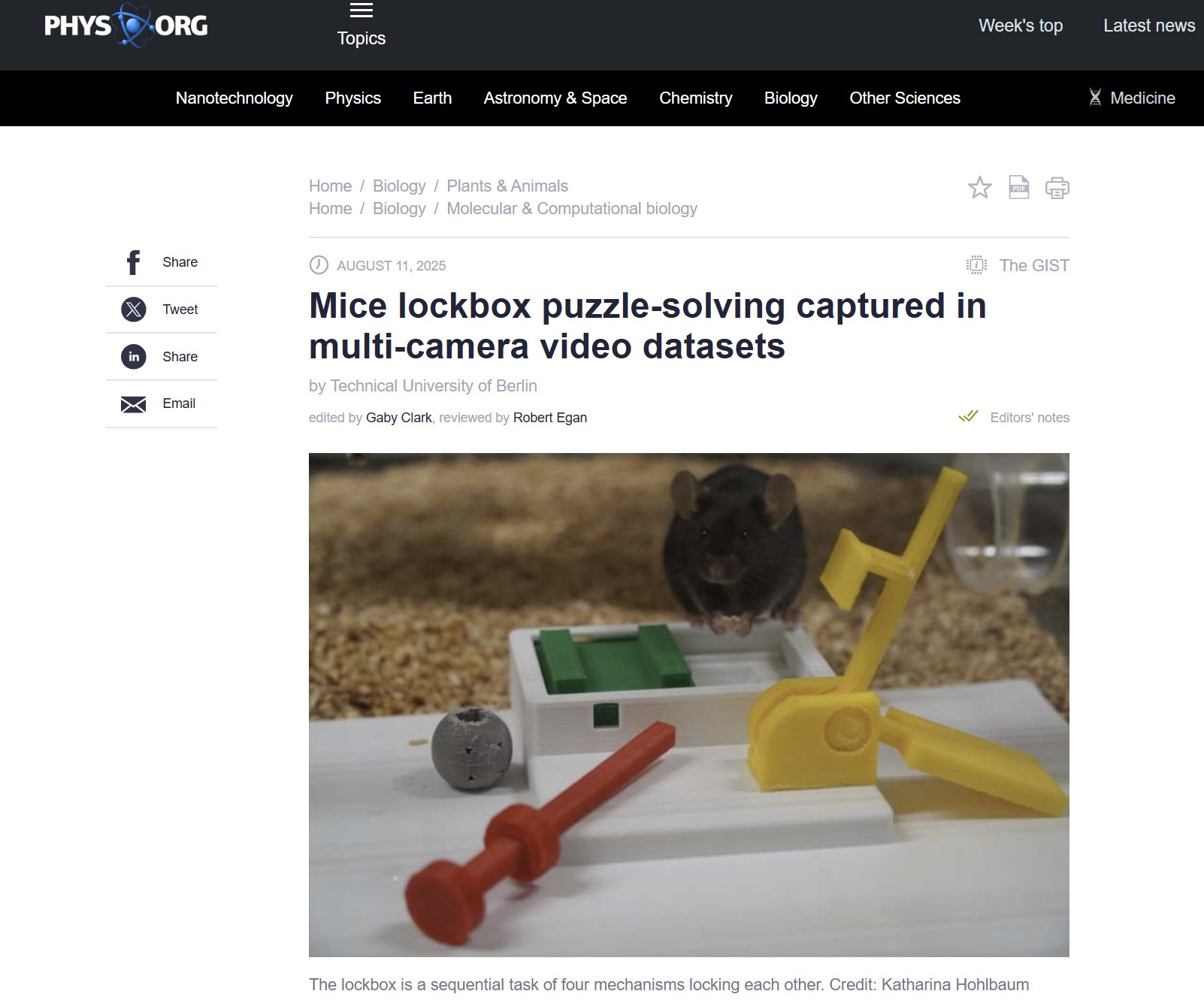 Mice lockbox puzzle-solving captured in multi-camera video datasets