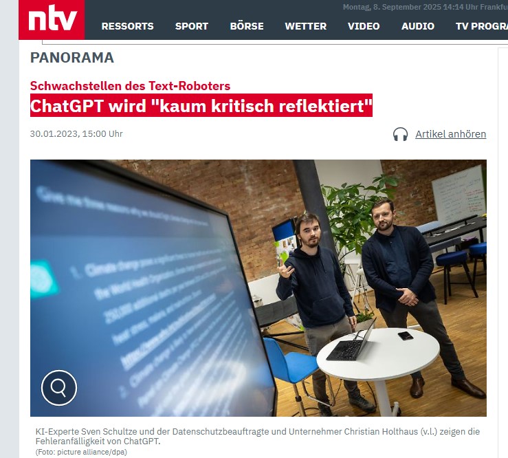 ChatGPT wird 