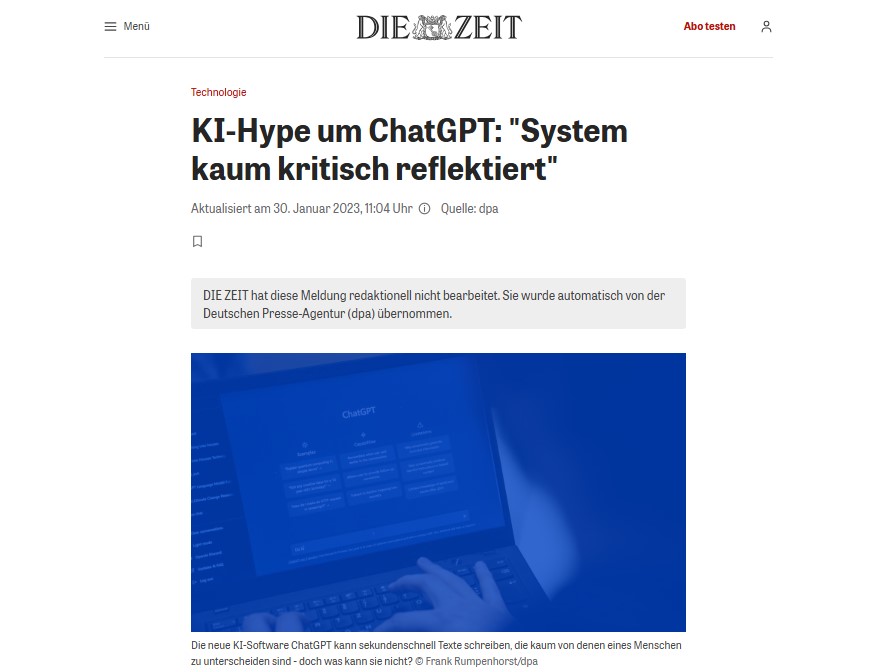 KI-Hype um ChatGPT: 