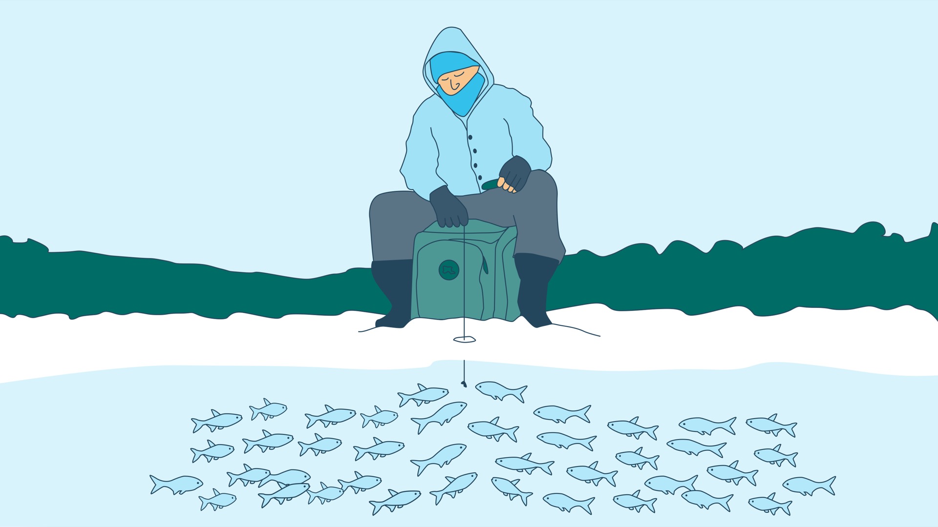 What ice-fishing competitions reveal about human decision-making