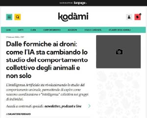 Dalle formiche ai droni: come l’IA sta cambiando lo studio del comportamento collettivo degli animali e non solo   