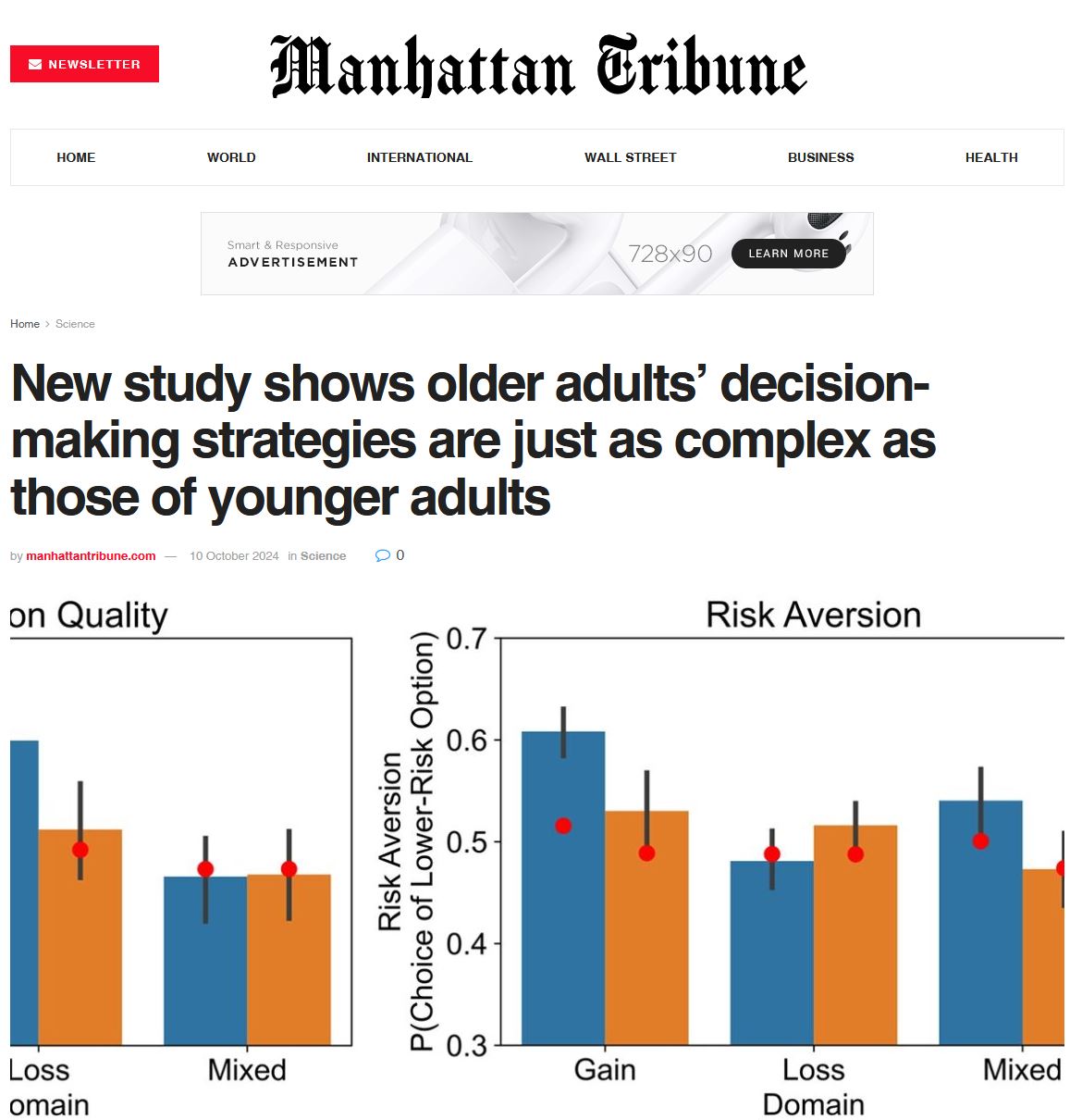 New study shows older adults’ decision-making strategies are just as complex as those of younger adults