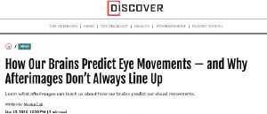 How Our Brains Predict Eye Movements — and Why Afterimages Don’t Always Line Up